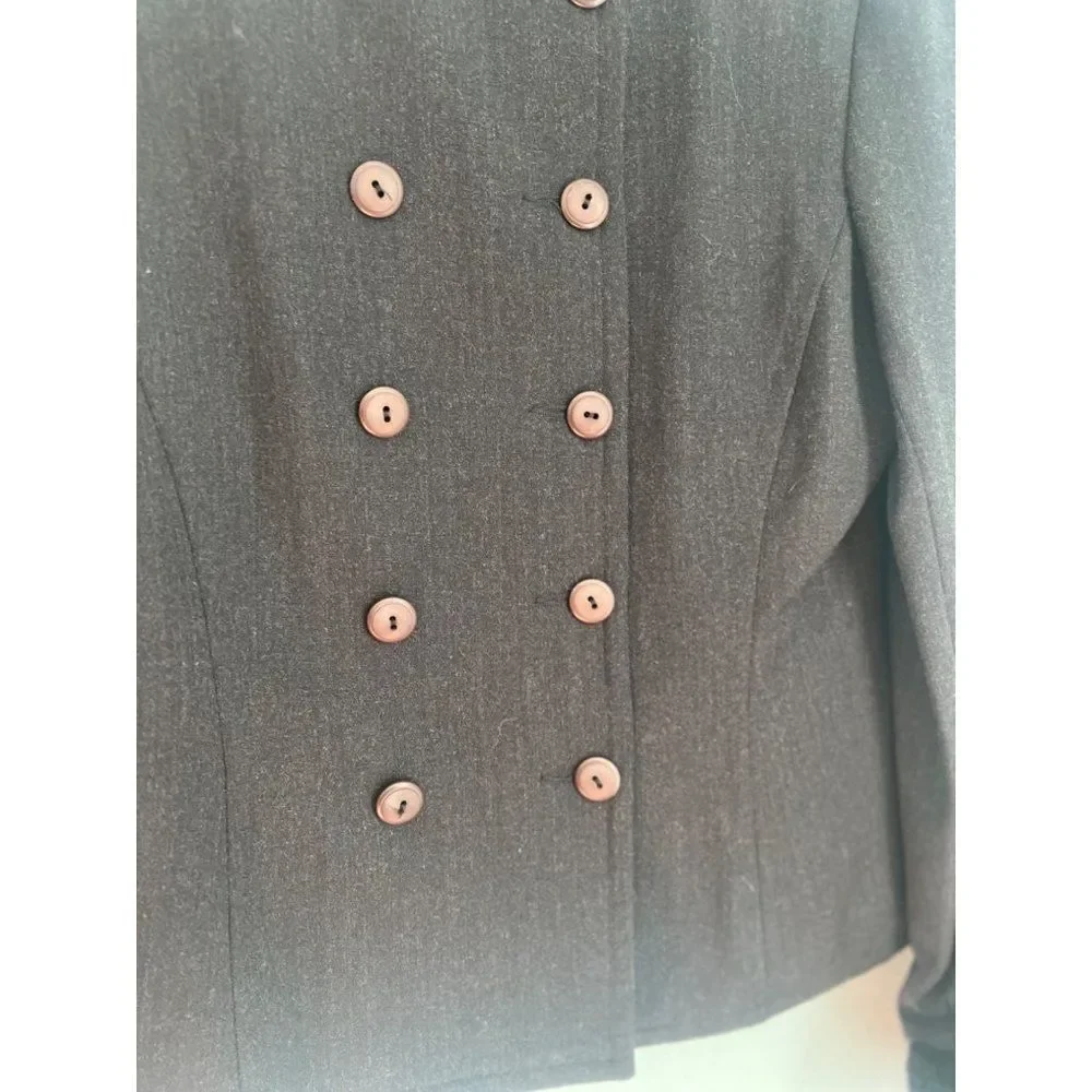 Vintage Noviello bloom suit jacket‎ size 6 - Picture 3 of 7